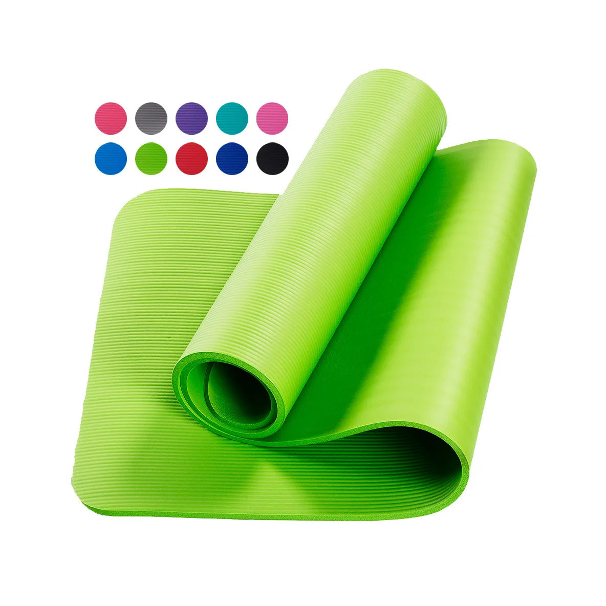 Yoga-im Freien Mat Solider Color Anti Tear-Antibeleg 183*61*1CM Turnhalle Pilates NBR 13