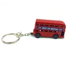 Amazon Hot Sale Fashion Promotional Metal London Red Bus Keychain For Custom Logo Keychain