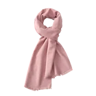 New Style Women Scarf Cashmere Shawl Solid Color Silk Scarves With Warm Neck