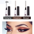 Waterproof Natural Eyebrow Pen Four-claw Eye Brow Tint Makeup Four Colors Eyebrow Pencil Brown Black Grey Brush Cosmetics