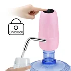 Water Bottle Pump dispenser Mini Electric Battery Usb Rechargeable Gallon Drinking Bottle Water Pump