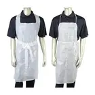 Disposable CPE Plastic Gown Long Sleeve Apron With Thumb Loop Cuff