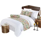 Hotel collection bedding 300TC bed skirt bed flag cushion cotton hotel bed linen on sale Bedding+Set