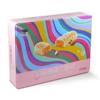 Tin Can Customized Big Size Metal Rectangle Cookie Tin Packaging Chocolate Tin Can With Plastic Insert