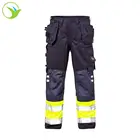 High quality custom reflective apparel cargo workwear waterproof clothing trouser hi vis work pant