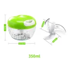 Magic Kitchen Manual Onion Rotate Blades Multi Vegetable Meat Chip Shredder Spiral Cutter Chopper