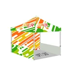 RTS 10x10ft folding trade show canopy tent frame with custom printed tent marquee tent for events