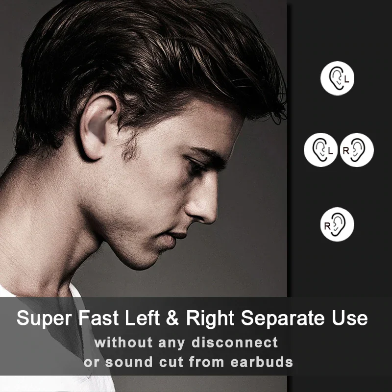 i9000 TWS Airoha 1536 TWS Earbuds Wireless headphones Wireless Bluetooth PK i500 i200 i1000 i800 - ANKUX.COM