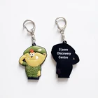 Customized promotional Cute Soft PVC Rubber Key Ring Key Chain Keychain, Rubber Keyring, Silicone Key Chain
