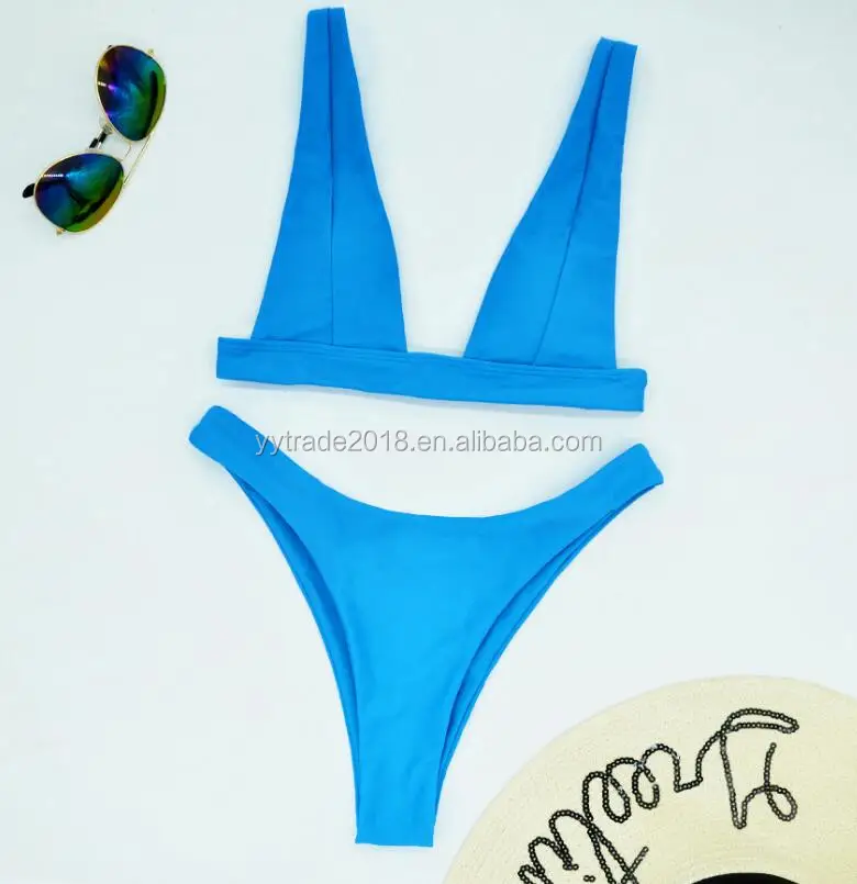 New Stock Colors Brazilian Bikini With Pad Double Lined Fabric