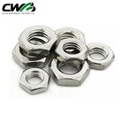 stainless steel thin hexagon nut hex jam nut DIN439 thin nuts