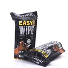 Dust Free Industrial Machine Equipment Multi Clean Heavy Duty Hand Cleaner Alcohol Wet Wipe