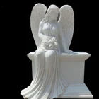 Cheap Angel Monuments And Headstones Granite Cemetery With Angel Wings