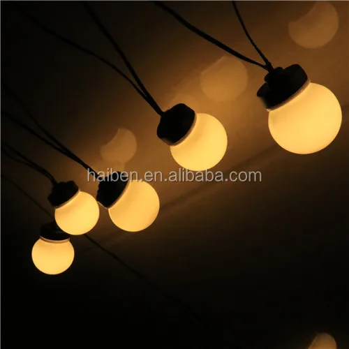 Haiben Hot Sale G50 LED party Christmas decorative bulb light CE/ROHS indoor&outdoor waterproof light string