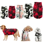 Winter Warm Waterproof Pet Dog Padded Vest Jacket Coat Clothes With Leash Ring