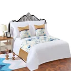 hotel bedding 300t sateen,hotel bedding coverlet sets 4 stars,Custom hotel bedding sets logo