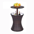 plastic patio luxury cooler box portable garden ice box table for sale