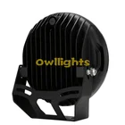 ワット rangler アクセサリー 16800lm 185 ワット led led ワークライト 12v 24v 9 インチ 185 ワットラウンド led 駆動ライト