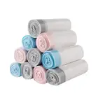 HDPE Plastic Drawstring Garbage Trash Bags