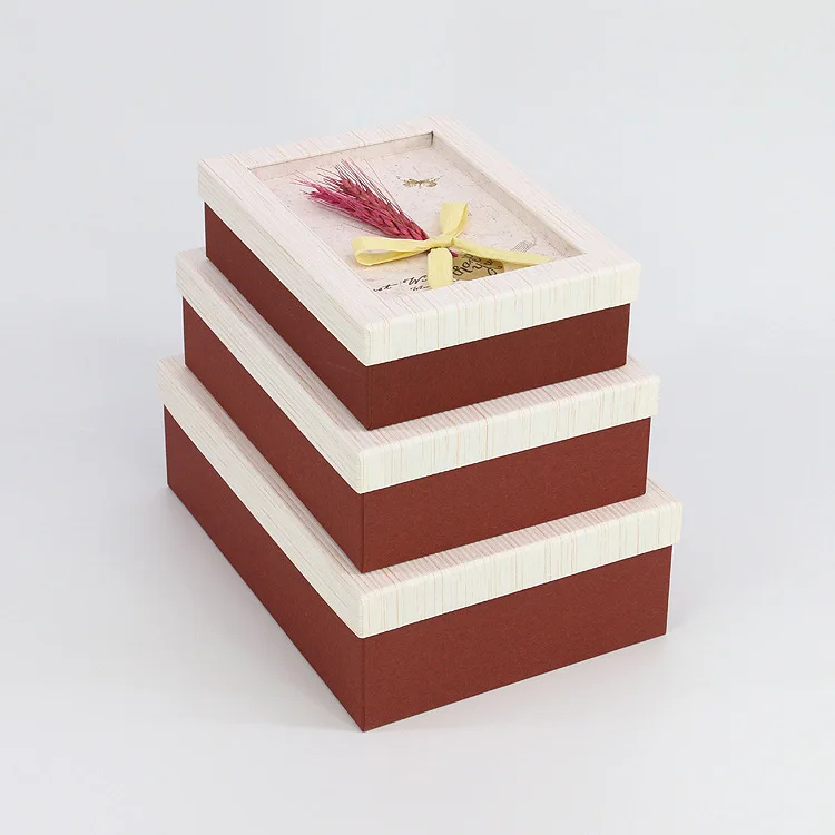 creative micro landscape gift box wheat ear small