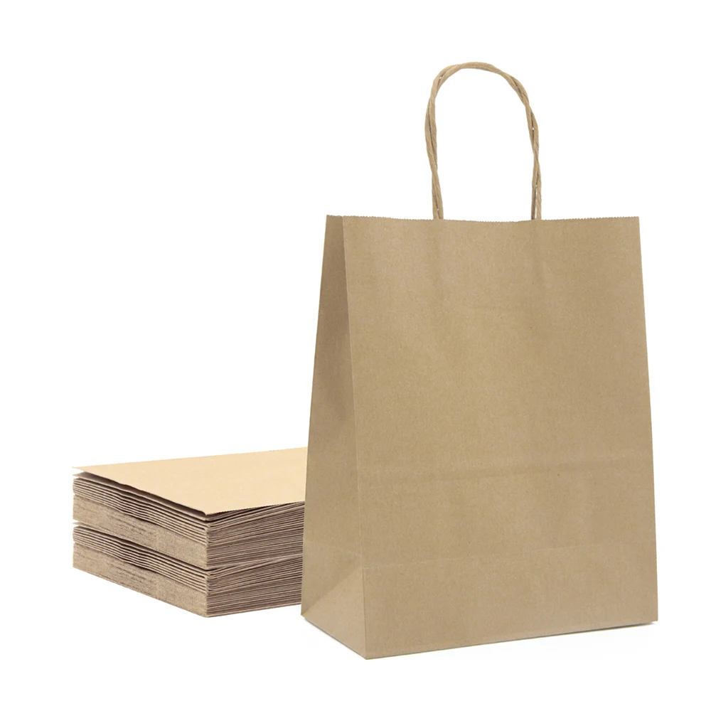 green printed gift bags white paper bag natural kraft paper