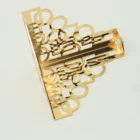 Sofa Leg Sofa Flower Brass Gold Chrome Iron Modern Triangle Shaped Furniture Sofa Leg