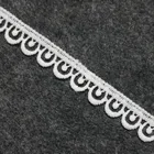 White French Appliques Guipure Fabrics Flowers Bridal Milk Silk/Micro Fiber Embroidery Lace Trimmings