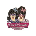 Quality promotional cartoon pins custom logo hard enamel pin