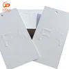 High Quality White Card Paper Tag Custom Garment Debossed / Embossed Hang Tags For Clothing