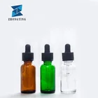 0.5oz 1oz 2oz 4oz boston round 15ml 30ml 60ml 120ml clear amber blue glass dropper e liquid bottle