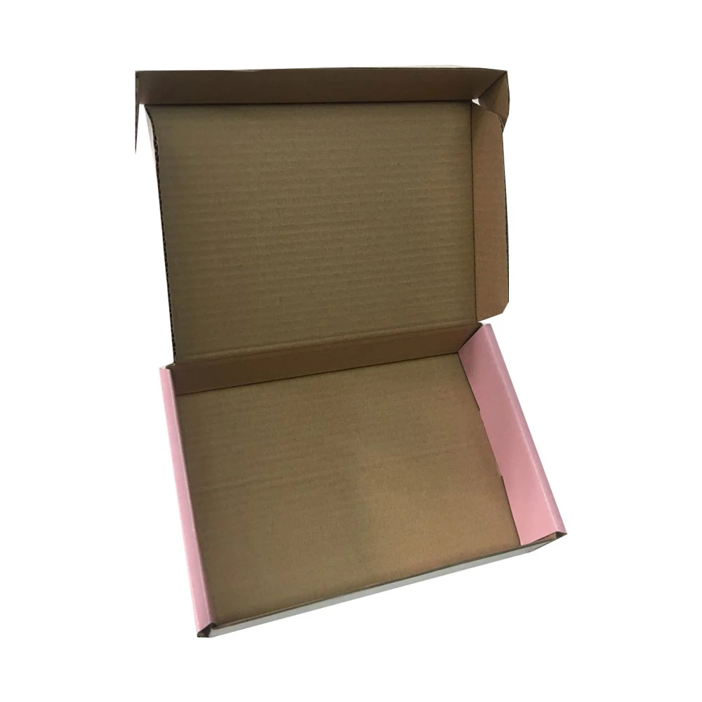 paper cigar gift box packaging pink corrugated paper box