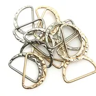 Wholesale hardware bag accesory for bag making metal d ring buckle