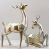 3D sika deer model resin trophy, without pedestal electroplating technology resin trophy apply to souvenir