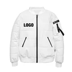 Customized Logo Printing 2019 new fashion casual work winter wear stand collar men's plus size jackets warm clothes