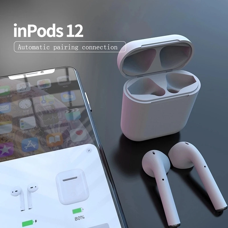 Original i12 TWS Waterproof Popular Earbuds V5.0 EDR Headphone True Stereo For Iphone/Samsung - ANKUX.COM