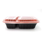 manufacturer microwave safe model 2 layer lunch box of plastic