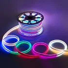 フルカラーシリコーン DC12V 24V 屋外カットスポット 20 メートル RGB LED ネオンフレックス