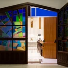 Glass Art Glass Tinted Art Glass Window Church Decorative Glass Window Crystal Art Glass