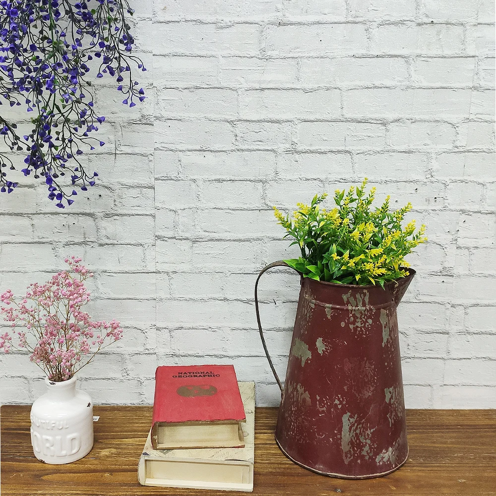decorative flower watering can farmhouse decor for home, kitchen