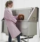 Wholesale Custom Lifting Grooming Tools Metal Pet Spa Bathtub for dogs