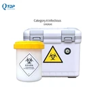 UN2814 mini portable cooler box for medicine vaccine blood collection