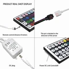 12V SMD5050 5m RGB led strip light kit with 44 key infrared remote led light strip rgb