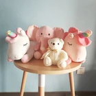 2020 Hot sale unicorn & elephant & small bear animal plush toy baby valentine gift customized