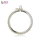 Wholesale Screw Top Coin Bezel, Custom Coin Bezel Pendant Coin Holder Jewelry