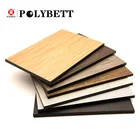 Competitive price 6mm waterproof high gloss hpl compact laminate sheet for bathroom toilet partition and cabinet