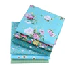 Flowers Dot Printed Pre-cut Bundle 100% Cotton Patchwork Fabric Tissue Green Home Decoration For DIY Sewing