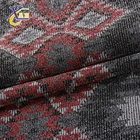 China wholesale luxury custom size modern printed knit silver jacquard lurex fabric