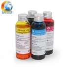 Supercolor 100ML/Bottle 4 Colors Refill Edible Ink For HP 803 Coffee Cake Printer