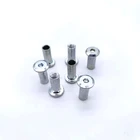Stainless Steel Hex Nut Thumbscrews Stainless Steel Round Head Barrel Threaded Hex Coupling Sleeve Nut