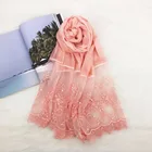 hot sale shimmer new lace hot diamond wholesale women muslim shawl scarf hijab